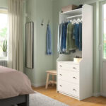 Hauga Open wardrobe with 3 drawers - Image 2