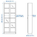 Billy Bookcase with glass doors - Image 6