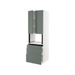 Hi cb f micro w 3 drawers/2 doors, white/Torhamn ash30x24x90 - Image 3