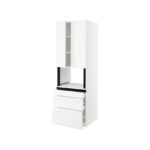 Hi cb f micro w 3 drawers/2 doors, white/Torhamn ash30x24x90 - Image 4